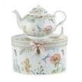 thumbnail image 2 of Delton 9.5" x 5.6" Porcelain Teapot in Gift Box, Dragonfly, 2 of 2