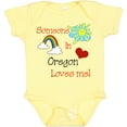 thumbnail image 3 of Inktastic Someone in Oregon Loves Me Boys or Girls Baby Bodysuit, 3 of 5