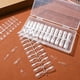 thumbnail image 5 of Consejos de uñas de 240 piezas puntas de extensión de uñas largas puntas de uñas transparentes practicantes gel práctica de uñas extensiones de uñas artificiales, 5 of 5