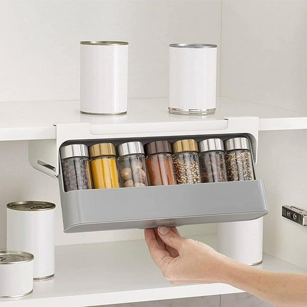 Spice shelf hanging spice shelf cooking spice storage drawer no