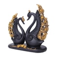 thumbnail image 4 of TISHITA Swan Couple Figurine Animal Statue Housewarming Gift Decorative Crafts,Swan Sculpture Decor Resin for Hotel Desktop Bookshelf, 4 of 8
