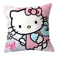 thumbnail image 4 of Funda de almohada de HelloKittys para niña, bonita funda de almohada de corazón Rosa Kawaii Y2K, Diseño Fotográfico personalizado y creativo, regalo DIY, 45x45cm, 4 of 4