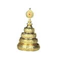 thumbnail image 1 of Decoración de ofrendas budistas Ofrendas de Buda Mandala Bandeja Manza Mandala tibetano Dorado, 1 of 9