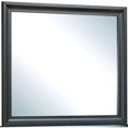 thumbnail image 1 of Benjara BM233735 32 in. Transitional Style Wooden Frame Mirror, Antique Gray, 1 of 5