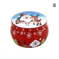 thumbnail image 4 of 1 Pcs Mini Christmas Tinplate  Candy Tin Can Scented Tin Jars Candle Container, 4 of 5