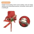 thumbnail image 5 of Uxcell 2 Pcs Boutonnieres Wedding Rose Boutonnieres with Pin and Clip for Wedding Party Ceremony Anniversary Red, 5 of 5