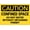 Warning Sign 3, variant on Caution Confined Space Entry By Permit Only Sign, 8"x12" Rust-Free Aluminum Metal Sign, UV Ink Printed Weatherproof Outdoor Sign for Home