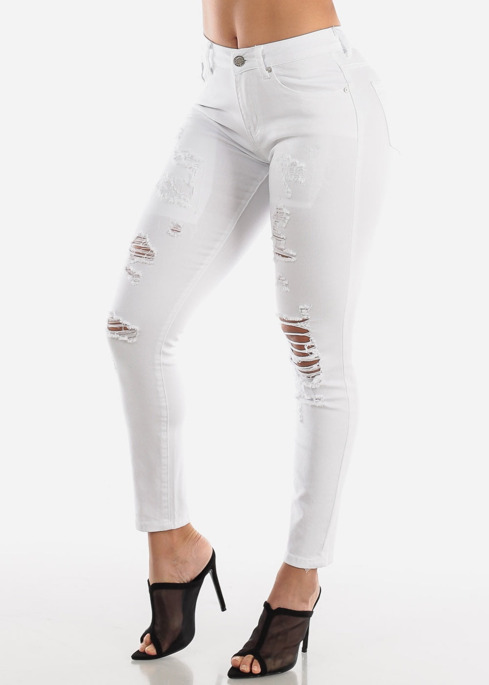walmart womens white jeans