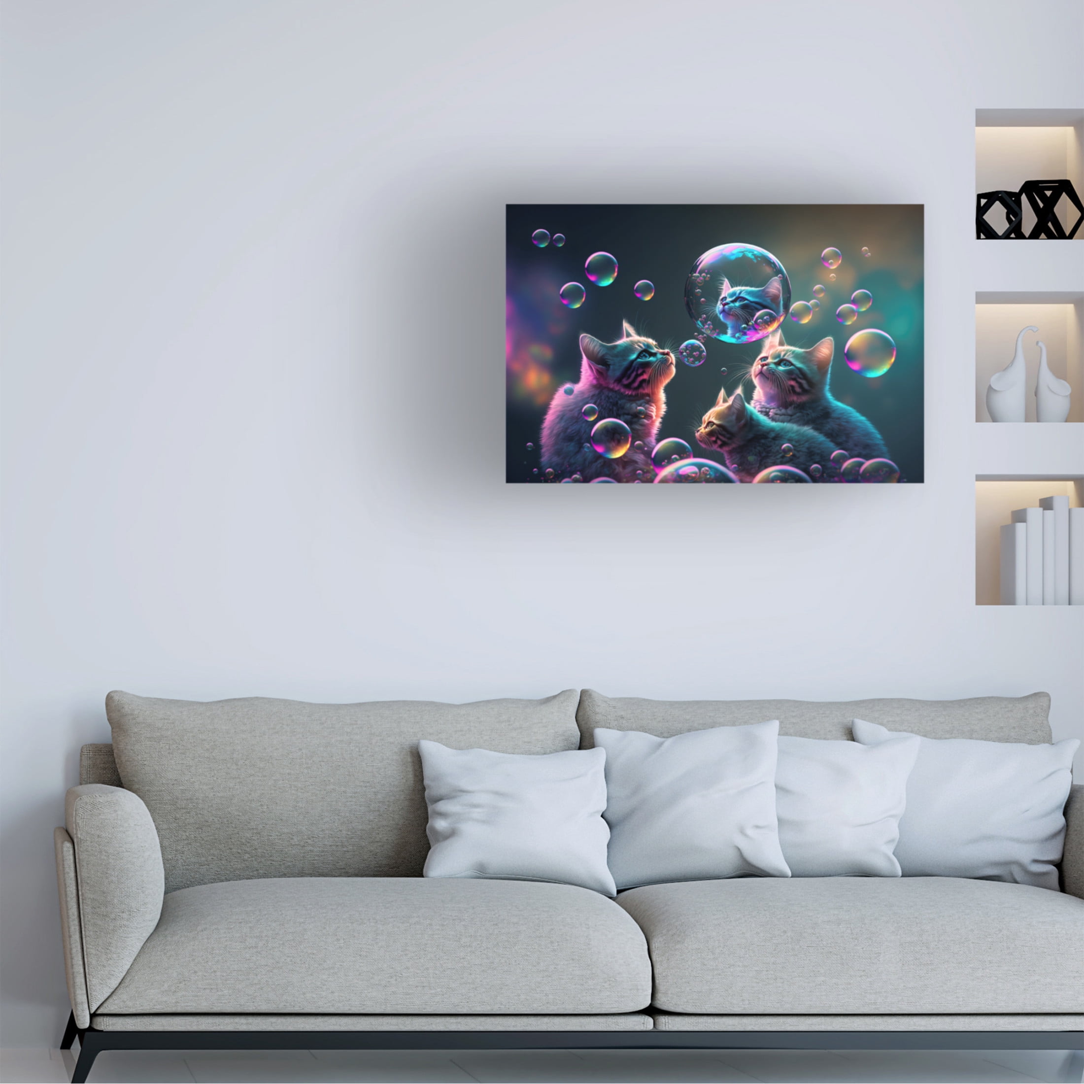 Canvas Wall Art - Ray Heere 'Mystical Morning 8' Wall Art for Living Room, Bedroom, or Office Décor by Trademark Fine Art - 19 x 12 Inches