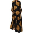 thumbnail image 1 of ZANZEA Robe Longue Élégante et Décontractée pour Femmes à Imprimé à Étages, Col en V, 1 of 2