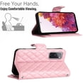 thumbnail image 5 of for Samsung Galaxy S20 FE Wallet Case, Elegant Card Holder Cash Slot PU Leather Kickstand Shoulder Strap Shockproof Protective Flip Women Girls Case Cover for Samsung Galaxy S20 FE, Pink, 5 of 6