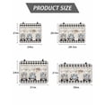 thumbnail image 4 of Stove Top Covers for Electric Stove, Chef Gnomes Glass Stovetop Cover Protector, Black Grey Plaid Cake Cook Dessert Burlap Induction Cooktop Protector Oven Mat for Kitchen Countertop 28.5"x20.5", 4 of 8