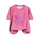 thumbnail image 1 of Camiseta de Manga Corta de Cuello Redondo Impreso Casual para las Mujeres, Poliéster Suave Ligero para la Moda de Primavera Y Verano, 1 of 5