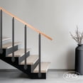 thumbnail image 2 of ToppiJoy 2 Pack 39.3" Stair Balusters with Adjustable Top Bracket Side Mount Industrial Balusters for Stair Handrail Porch Deck Railing, 2 of 9