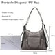 thumbnail image 3 of LHSHID Women Handbag Soft PU Leather Shoulder Bag Ladies Backpack Daypack Fashion Elegant Top-handle Large Capacity Tote Bag, 3 of 7