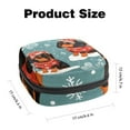 thumbnail image 2 of 1Pc Cute Period Bag Menstrual Cup Pouch, Large Storage Bag Sanitary Purse for Sanitary Napkin Pads, Cute Dachshund Puppy in Winter Costume Pads Organizer for Girls Women, 2 of 6