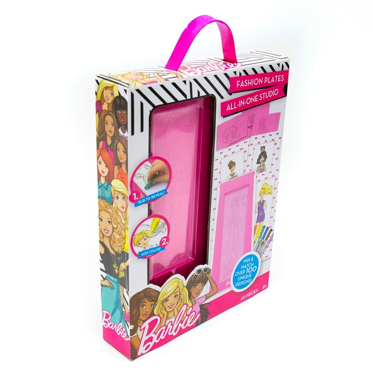 Barbie Rub And Color