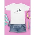 thumbnail image 3 of Free To Fly Butterfly T-Shirt Juniors -Image by Shutterstock,  Large, 3 of 4