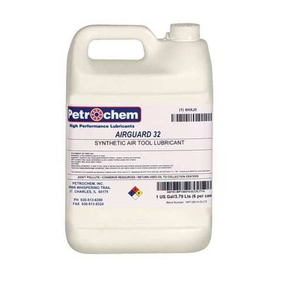 Petrochem Air Tool Lubricant,Synthetic Base,1 gal. AIRGUARD 32-001