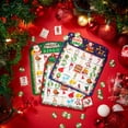 thumbnail image 4 of Joyfy 30 Players Christmas Bingo Cards for Kids Family Activities, 3 Colors Party Card Games, School Classroom Games, Holiday Winter Bingo for Xmas Party Supplies Adults Indoor Party Games, 4 of 7