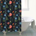 thumbnail image 4 of Pioneer Flower Floral Print Pattern Shower Curtain 84"x72", Bathroom Decorative Shower Curtain Set with 12 Hooks, Waterproof Washable, 4 of 6