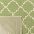 thumbnail image 4 of Safavieh Linden Danny Geometric Indoor/Outdoor Area Rug, Olive/Cream, 6'7" x 6'7" Round, 4 of 8