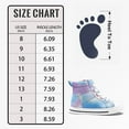 thumbnail image 3 of Kushyshoo Kids Canvas Sneakers Color Gradient High-Top Children Walking Shoes 12M, 3 of 5