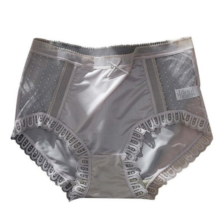 

Panties for Women Women s Comfortable Playful High Waist Hollowed Out Underwear Lace Simple Long Sleeve Shirts for Women Silver