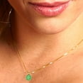 thumbnail image 5 of 1.0 ct Brilliant Round Cut Solitaire Green Diamond 14k Yellow Solid Gold Everyday Affordable Designer Necklace Pendant with 16" Chain, 5 of 7