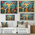 thumbnail image 4 of Designart "Moonlit Serenity in Child's Nursery II" People Framed Wall Art Decor - Traditional Colorful Animal Nursery Living Room Framed Canvas Art, 4 of 6