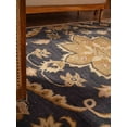 thumbnail image 5 of Rugsotic Carpets Hand Tufted Wool Eco-Friendly Area Rugs - 8'x10', Rectangle, Charcoal, Modern Contemporary Design, High Pile Handmade Anti Skid Rugs for Living Room, Bed Room (K00687), 5 of 13