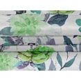 thumbnail image 4 of oneOone Velvet Green Fabric Florals Sewing Craft Projects Fabric Prints By Yard 58 Inch Wide, 4 of 4