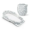 Baby Delight Snuggle Nest Surround XL, Silver Clouds