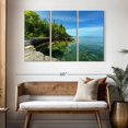thumbnail image 3 of Elephant Stock Paradise Cove Photography Wall Art - Horizontal Multi Panel Canvas - Living Room Wall Decor - Nature Multi Panel - Green And Blue Decor - 50" x 32", 3 of 8