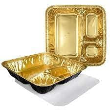 KitchenDance.com Black & Gold Extra Large Disposable 3 Com