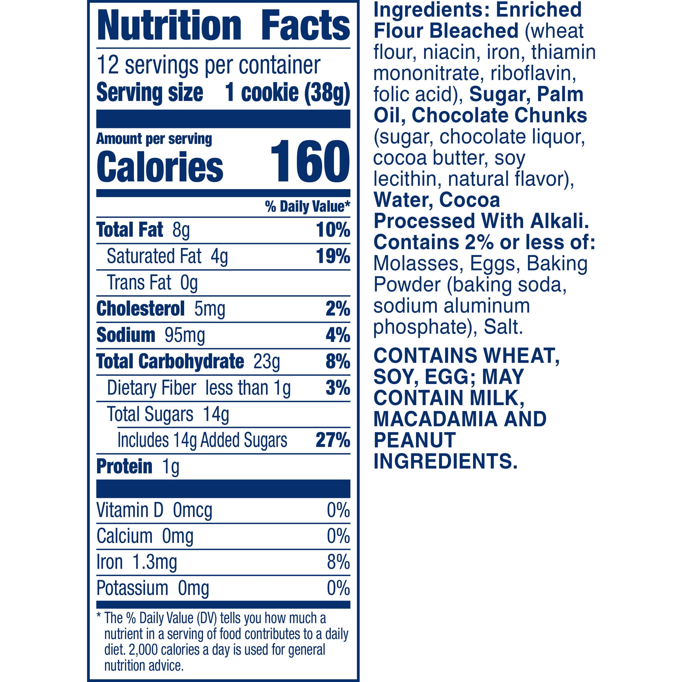 Pillsbury Ready to Bake Double Chocolate Refrigerated Cookie Dough, 12 Big Cookies, 16 oz