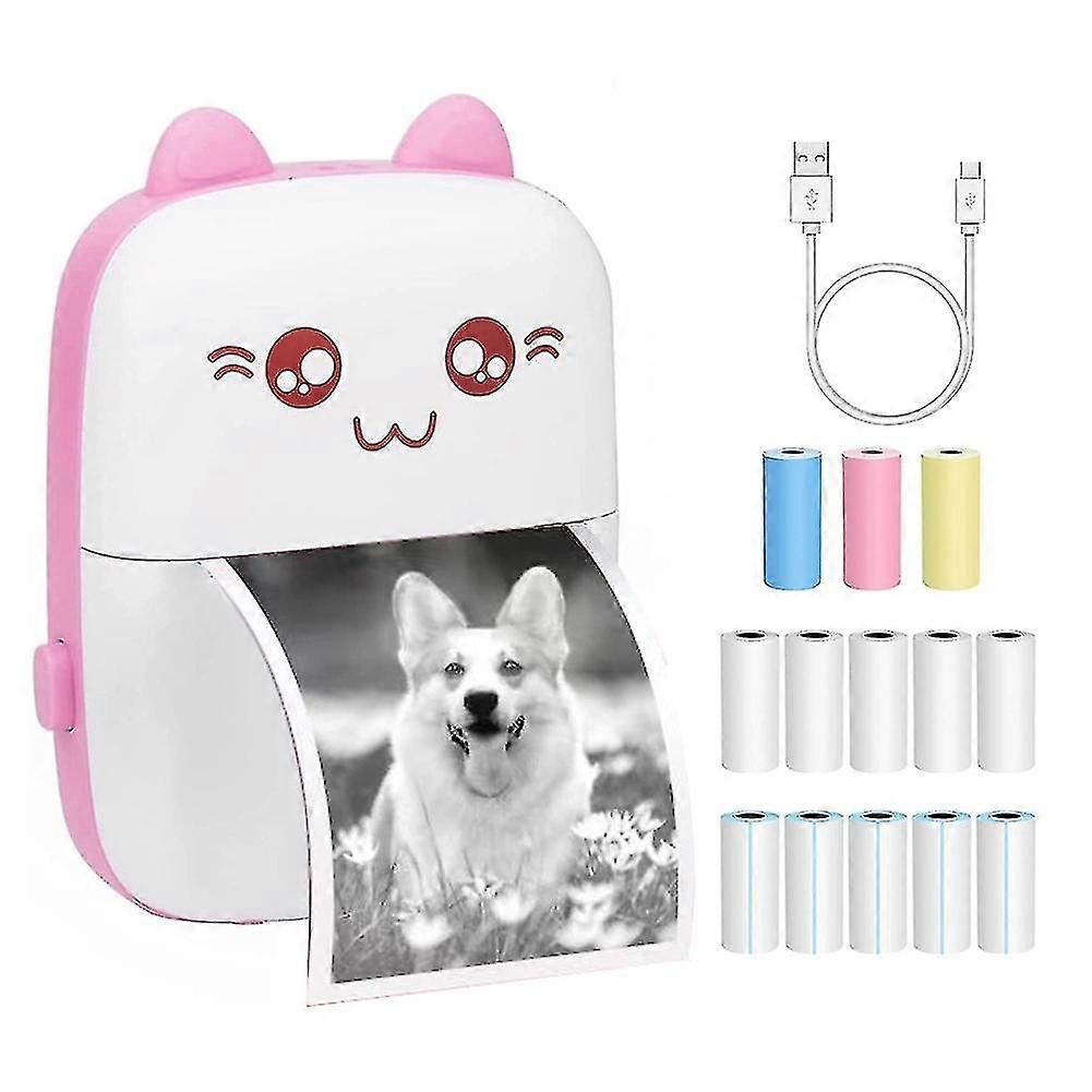 Portable Printer Mini Print Photo Pocket Printer Mobile Photo Printer ...