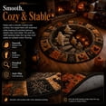 thumbnail image 5 of 3D Haunted Staircase Round Rug, Optical Illusion Halloween Carpet for Living Room Entryway, Non Slip Mat, 5 of 7