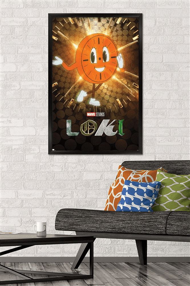 Marvel Loki - Miss Minutes One Sheet Wall Poster, 22.375" x 34", Framed