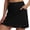Black, variant on Golf Skorts Skirts for Woman High Waisted Tennis Skirt Elastic Belt Short Skirts Side Zipper Pocket Athletic Skirt
