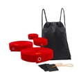 thumbnail image 4 of jinwen Lignes de Volleyball de Plage pour Sable Ensemble Compact d'Ancres et de Sangles pour Sable pour Extérieur Rouge, 4 of 9