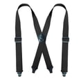 thumbnail image 4 of SGFCWSX Men X-Type Adjustable Suspenders, Strong Casual Elastic Straps 3.8cm Width Strap Clip Black, 4 of 4