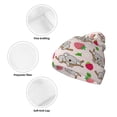 thumbnail image 3 of Yiaed Cartoon Koala Bear Print Winter Beanie for Men Women, Fleece Lined Beanie Soft Warm Knit Hat Ski Stocking Cuffed Ca, 3 of 6