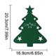 thumbnail image 1 of Nuevo estante para cubiertos de árbol de Navidad, cuchillos de fieltro, bolsa para tenedores, decoraciones para mesa de Navidad, bolsa de cubiertos de Navidad, bolsillos, decoración de Navidad, 1 of 4