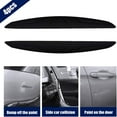 thumbnail image 2 of 4x Black Auto Door Edge Anti-Collision Strips Silica Gel Protector Fit for Most Car Door Rear View Mirror Exterior Door Handles Bumper Protection, 2 of 5