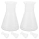 thumbnail image 4 of Juego de 6 matraces Erlenmeyer de plástico para laboratorio, 100 ml., 4 of 7