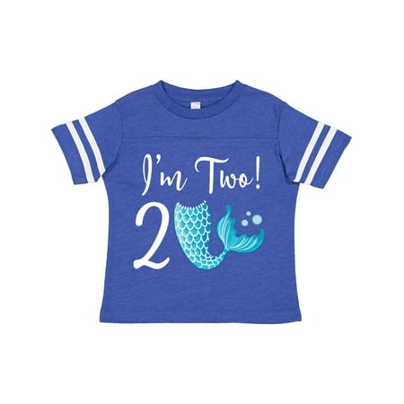 

Inktastic 2nd Birthday Mermaid Party Gift Toddler Toddler Girl T-Shirt
