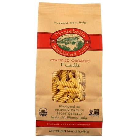 Montebello Organic Fusilli Pasta, 1 Lb
