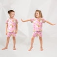 thumbnail image 5 of Corgi Love Heart Pattern Summer Pajama Set Soft Cotton Short Sleeve Sleepwear 2PCS Pajama Sets Breathable Lounge Set Size 14Y, 5 of 7