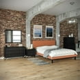 thumbnail image 2 of Modway Bethany 5 Piece Queen Panel Bedroom Set in Black and Orange, 2 of 8